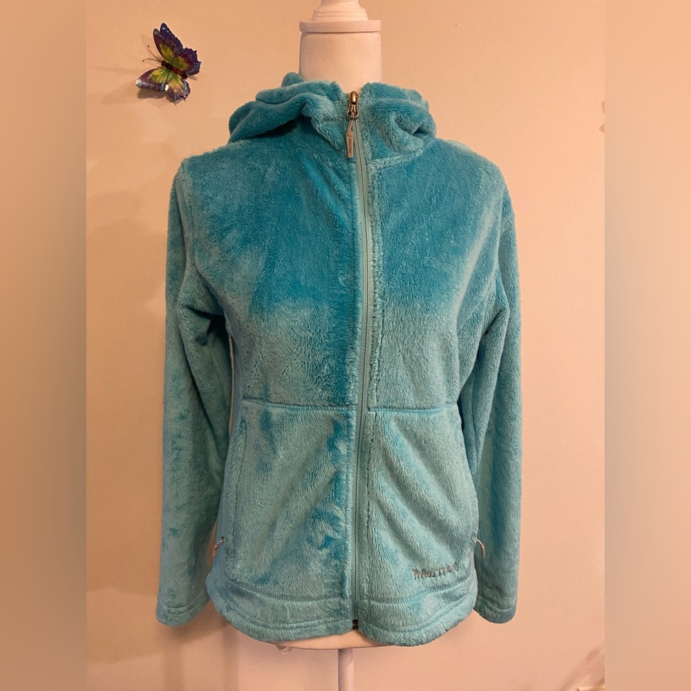 Marmot Blue Fleece Zip-up Jacket size Small